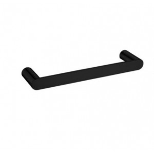 Esperia Matte Black Solid Brass Towel Ring 300mm